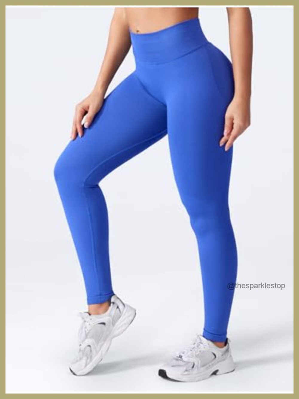 Seamless Impact Leggings Butt Lifting Hidden Scrunch Medium Waist Tummy Control - Picture 4 of 6